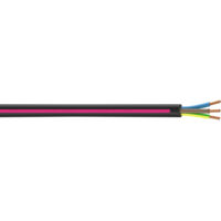 3 G 1,5 mm² u1000r2v L.100 m schwarzes Elektrokabel NEXANS