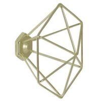 Garderobenkopf aus goldenem Metalldraht EVOLUDIS