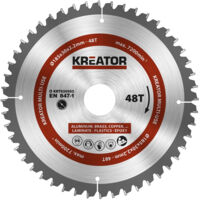 1 Kreissägeblatt 185 mm 2,2 mm 48 Zähne - 30 mm Bohrung KREATOR
