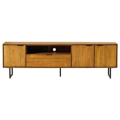 Meuble TV teck massif recyclé 195cm BAHIA Casita BAHTV 203 (1/5)