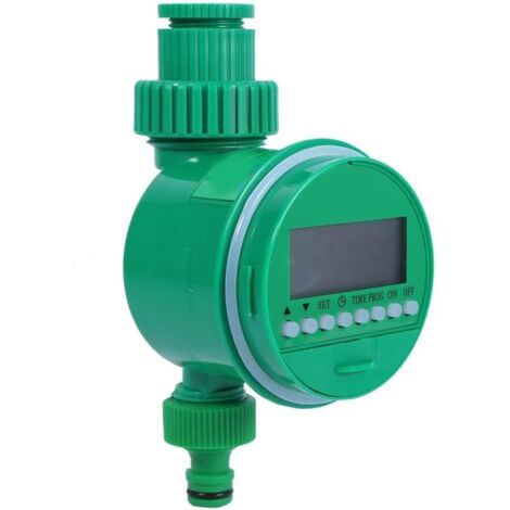 Minuterie D'arrosage, Minuterie D'irrigation de Jardin Numérique électrique Automatique Contrôleur D'arrosage de Fleurs Intelligentes Minuterie D'arrosage de Tuyau à Sortie Unique Système de Minuterie