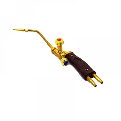 Chalumeau soudeur oxyacétylénique 39cm – Cuivre haute température – Compatible oxypropane – Soudage précis et rapide - H01-6