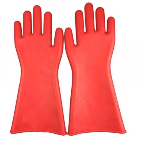Gant pour les électriciens électricien Gants isolants électriques Gants isolants en caoutchouc 12kv gants isolants pour électricien,40×18cm