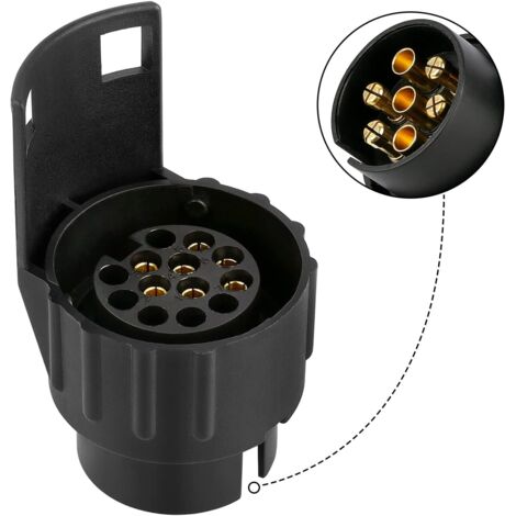 Steckdose + 7-poliger Stecker Für Anhänger
