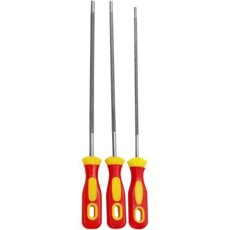 Produktbild von Kettensägenschärfer-Set – 6 Stück, 4/4,8/5,5 Mm, Mit 3 Mm Schaft, Für Holz & Metall