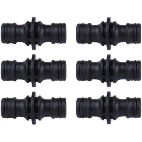 Produktbild von 8er-Set Doppel-Schlauchverbinder 1/2 Zoll – Robuste Gartenkupplung Aus Kunststoff, Wasserdicht, Zum Verbinden & Reparieren Von Gartenschläuchen