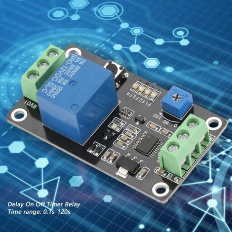 Demiawaking NE555 Verzögerungsschalter Modul – 2 Stück, DC 12V, Einstellbar 0–10 Sekunden, Für Fahrzeuge, Stromstoßschutz Demiawaking NE555 Verzögerungsschalter Modul – 2 Stück, DC 12V, Einstellbar 0–10 Sekunden, Für Fahrzeuge, Stromstoßschutz