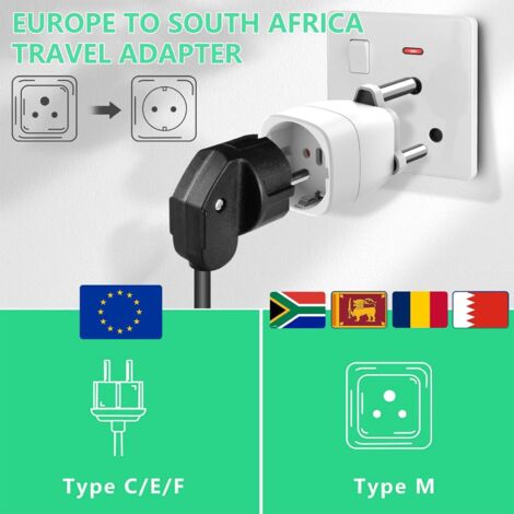 2 St ck Reiseadapter Von Frankreich Europa Nach S dafrika S dafrika 2-st-ck-reiseadapter-von-frankreich-europa-nach-s-dafrika-s-dafrika
