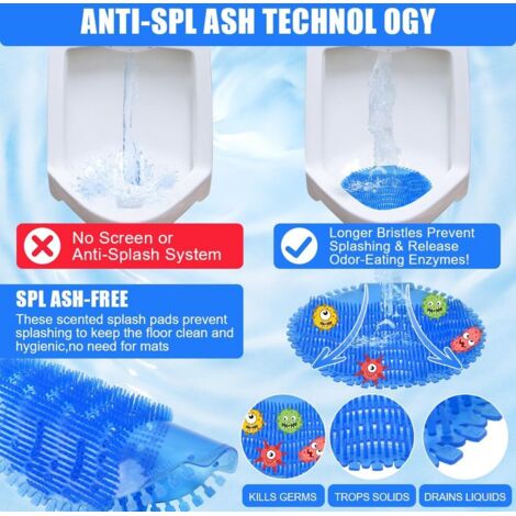 Urinal-Pad, Urinal-Siebe, Desodorierungsmittel, Urinal-Sieb-Matte, Spritzwassergeschützt, Dreieckige Form, Duftende Kugel Für Zuhause, Büros Und öffentliche Toiletten(Blau Urinal-Pad, Urinal-Siebe, Desodorierungsmittel, Urinal-Sieb-Matte, Spritzwassergeschützt, Dreieckige Form, Duftende Kugel Für Zuhause, Büros Und öffentliche Toiletten(Blau