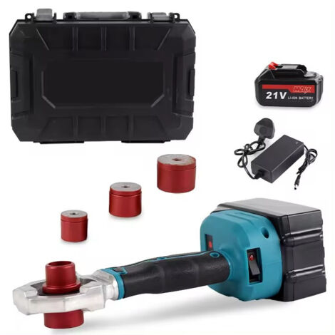 Kunststoff-Wasserrohrschweißgerät, kabelloses tragbares Plug-in-Schweißgerät-Kit, PPR-Rohrschweißgerät mit 6 Düsenköpfen für PPR PE PB HDPE-Rohre
