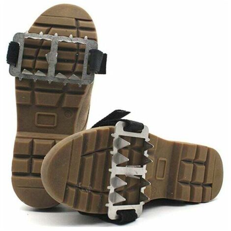 Outdoor-Steigeisen rutschfeste Überschuhe Schneestiefel Schneekralle Bergsteigen 10 Zähne große Zähne Erwachsenenmodelle 35-48 Universalgröße