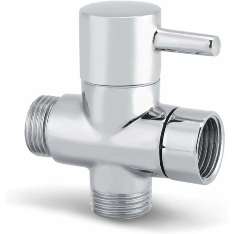 Sonstiges Wasserhahnzubehör G1/2 Zoll 3-Wege-Umstellventil für Duscharm, universelles Ersatzteil für Badezimmer-Duschsystem für Duschkopf