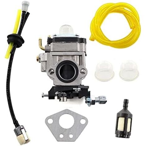 Vergaser mit Kraftstoffschlauch – Kraftstofffilter-Set für Fuxtec FX-PS152, FX-MS152, FX-MT152, MFS520, FX-FSR152 – Multiool 2 in 1 4 in 1 3 HP 52 cm3 Freischneider.