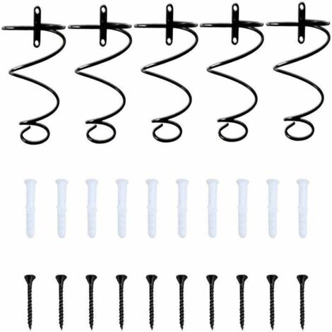 6-teiliger Weinflaschenhalter, an der Wand montiertes Weinregal aus Eisen, hängendes Weinregal-Organizer aus Metall, an der Wand montiertes Weinregal aus Eisen, auf Lagerhalter auftragen, Flaschenlage