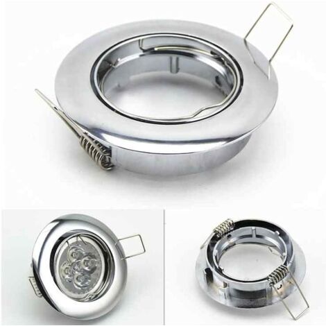 30x Federringe Für GU10/MR16 Einbaustrahler – 50mm Durchmesser, Edelstahl, Halterung Für LED/Halogen Lampen, Ersatzclips