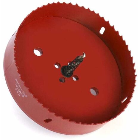 Bi-Metall Lochsäge Ø 150 mm, HSS M42 Schnellarbeitsstahl, mit Sechskantschaft und Bohrer für Aluminium, Eisen und Holz Lochsäge und Bohrer