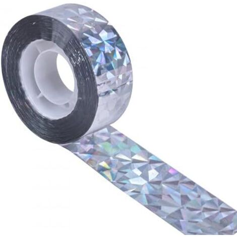 30 Stück Anti-Vogel-Klebeband, reflektierendes Vogelband, Vogelabwehrband, Reflektorband für Garten und Bauernhof, 2,4 cm x 80 m