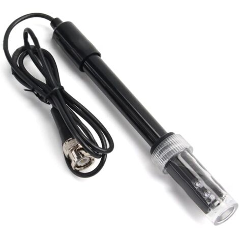 PH-Sonde, BNC-PH-Elektrode, PH-Elektrodensonde mit BNC-Stecker, 0-14 PH-Sonde, austauschbare PH-Elektrodensonde für PH-Tester, PH-Meter, PH-Steuergerät für Aquarium, Pool, Spa