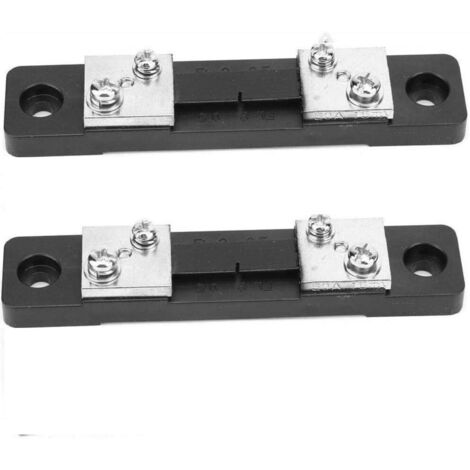 Resistore shunt amperometrico 50A/100A Resistenza shunt AMP ad alta precisione con shunt 75mV per misuratore analogico amperometro digitale(100A
