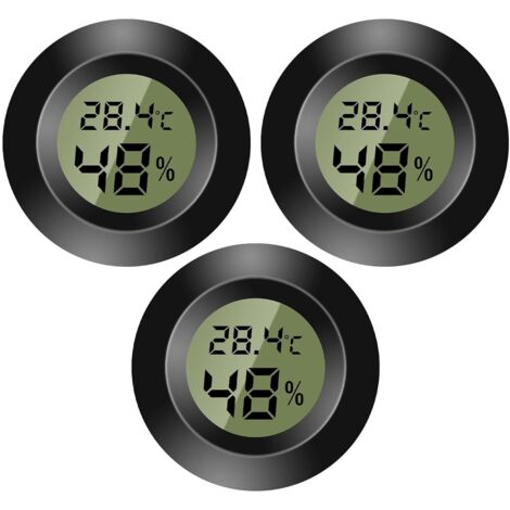 Termometro Igrometro Digitale In Legno Con Orologio – Monitor Di Temperatura E Umidità Per Casa, Ufficio E Cameretta – Retroilluminato