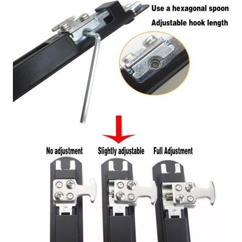 Bloccaggio Porte Serratura A Gancio Per Porte Scorrevoli F-30 - Foto 6