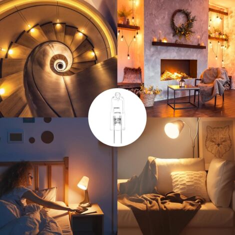 Lampadine alogene G4, lampadina G4 bianco caldo 12V 20W, lampada ...