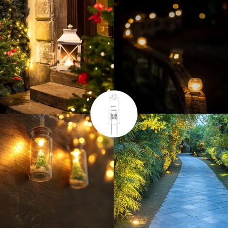 Lampadine alogene G4, lampadina G4 bianco caldo 12V 20W, lampada ...
