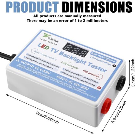 Tester elettrico portatile Penna tester di tensione CA senza contatto impermeabile Torcia a LED Allarme cicalino per giudizio cavi dal vivo/nullo  1420