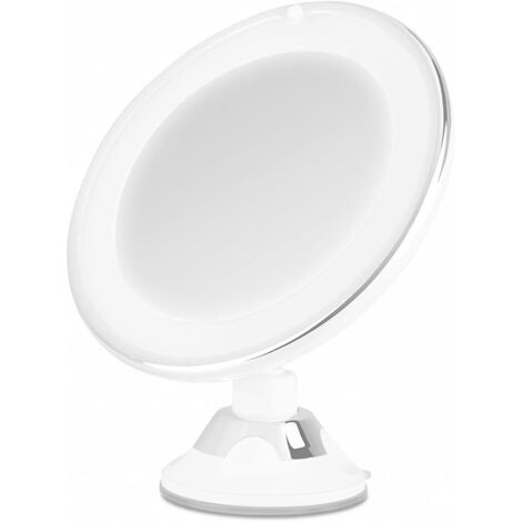 Specchio da parete casa pura®, con LED | 3 gradi di ingrandimento a