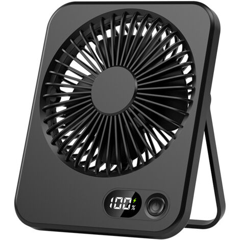 Ventilatore Ricaricabile ROMANJOY 3600mAh – Silenzioso 35 DB, Velocità Continuo E 6 Livelli, Durata 15 Ore, Montaggio A Parete