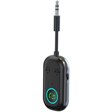 Ziyan Adattatore Bluetooth 2-in-1 Trasmettitore E Ricevitore Audio 3.5mm - Bluetooth 5.0 Per TV, PC, Cuffie, Auto