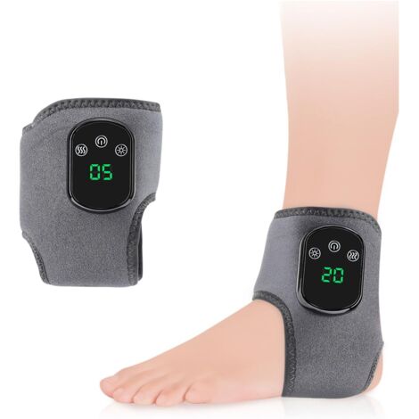 2 Paia Di Fasce Elastiche Per Caviglia Per Bambini (5-10 Anni) - Supporto E Compressione Per Sport, Traspiranti, Unisex, Colore Nero - 2