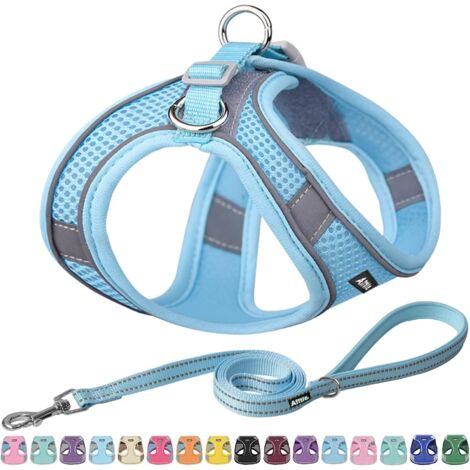 Imbracatura per cani blu extra morbida - taglia M-L - Friskies Purina