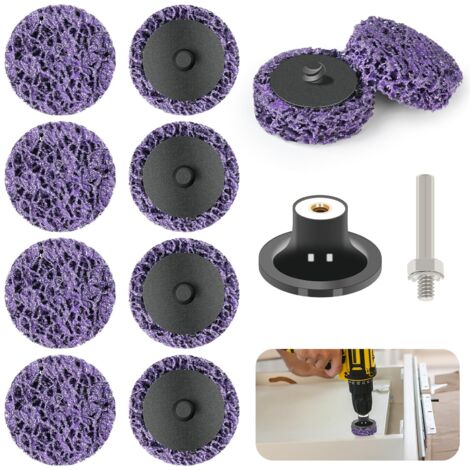 12 Dischi Abrasivi In Carburo Di Silicio 50mm Con 2 Fusti | Set Per Smerigliatrice Angolare | Rimozione Ruggine E Vernice