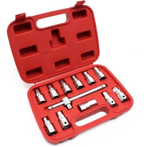 Set Di 23 Chiavi Per Filtro Olio DASBET - Tazze In Alluminio, Adattatore 1/2", Per Audi, BMW, Mercedes, Volkswagen - 4