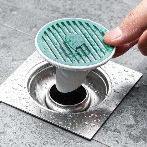Filtro Scarico A Forma Di Cactus Per Lavello - Antiodore E Raccoglicapelli In PVC Ispessito Verde Chiaro