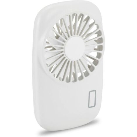Ventilatore tascabile Mini ventilatore Potente piccolo ventilatore portatile Velocità regolabile USB ricaricabile Raffreddamento bianco