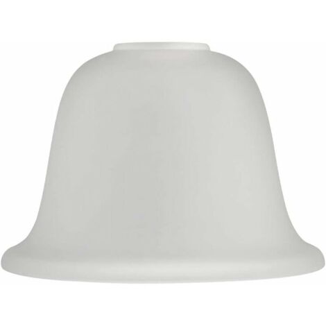 Paralume di ricambio in vetro bianco H11,5cm W17cm (1 articolo)