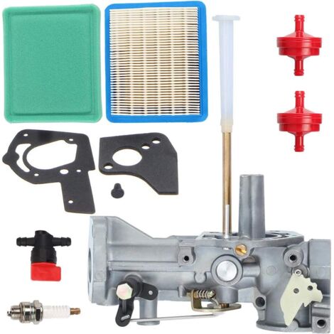 Carburatore ZAMDOE 498298 per motori Briggs & Stratton 498298 692784 495951 492611 495426 490533 112202 112212 112231 112232 da 5 CV, con guarnizioni, filtri carburante e prefiltri aria (1/5)