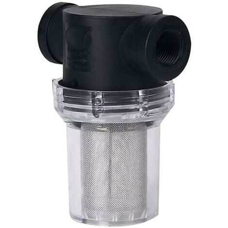 Filtro pompa da 20 mm/25 mm per tubo dell'acqua esterno Filtro multiuso per irrigazione del giardino (25 mm, 40 maglie)