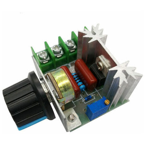 2000W PWM AC Modulo di controllo della velocità del motore Dimmer Regolatore di velocità Regolatore di tensione regolabile 50-220V (1/4)
