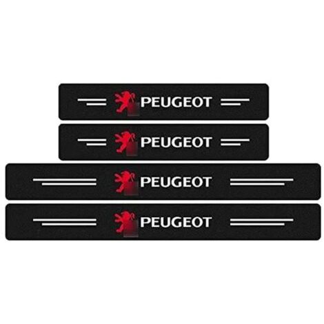 pezzi Soglie delle portiere in fibra di carbonio per auto, Soglie delle portiere in fibra di carbonio, Per Peugeot 107 108 206 207 308 307 508 3008, Accessori per lo styling dell'auto per soglie delle (1/5)