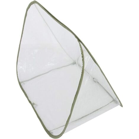 Mini Serra da Giardino in Plastica, Serra da Giardino in PVC Trasparente, Copertura Svernante Protettiva, Serra da Terrazza per Pomodori Balcone, Piante Erbe Fiori per Interni ed Esterni 52 cm × 62 cm