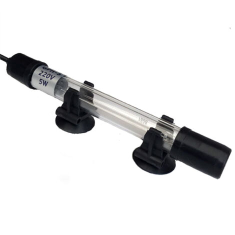 Lampada sterilizzatrice UV per acquari, 11 W, sommergibile, impermeabile, anti-alghe, sterilizzatrice UV per la disinfezione dell'acqua dell'acquario, pulizia 220-240 V