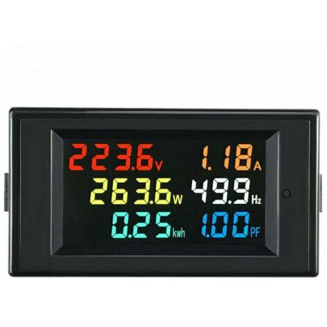 D69-2058 Misuratore di elettricità digitale AC tensione corrente potenza frequenza fattore strumento multifunzione monitor (1/5)