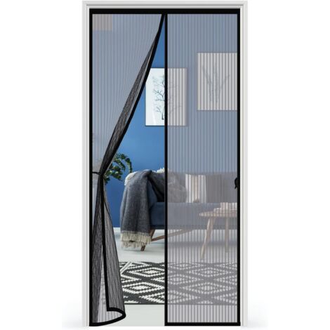 Zanzariera per porta e finestra 80x210, zanzariera magnetica per porta - chiusura automatica, maglia ultra fine, anti-zanzare e anti-polvere, tenda zanzariera per porta e finestra