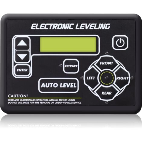 421484 Touchpad di livellamento per camper e roulotte a quinta ruota - con pulsante di livellamento automatico compatibile con Ground Control TT e altri sistemi