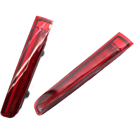 Adatto per T5 T6 LED Terza luce freno Luce freno per porta della stalla con montaggio alto con lente rossa, 2 pezzi (1/5)