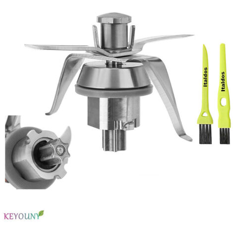 Lama di ricambio per robot da cucina Vorwerk Thermomix Bimby TM21 TM 21 in acciaio inox con spazzole