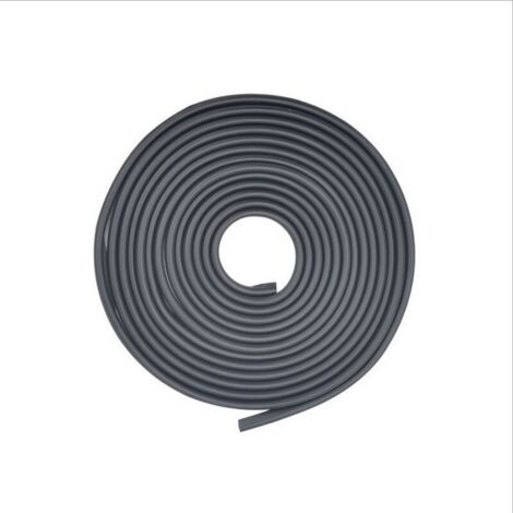 Protezione per porta in gomma monoblocco a forma di U da 5 m (nera) (1/4)